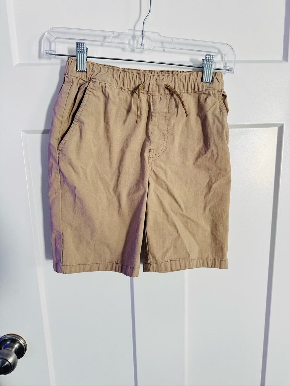 Free Planet Khaki Drawstring Kids Shorts